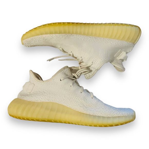 Adidas Yeezy Boost 350 V2 Low Cream White / Triple White Size 9.5 - Picture 3 of 8